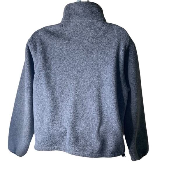 Eddie Bauer Ebtek Outdoor Fleece Jacket Men Size Large Long Sleeve Full Zip Gray - Picture 4 of 7